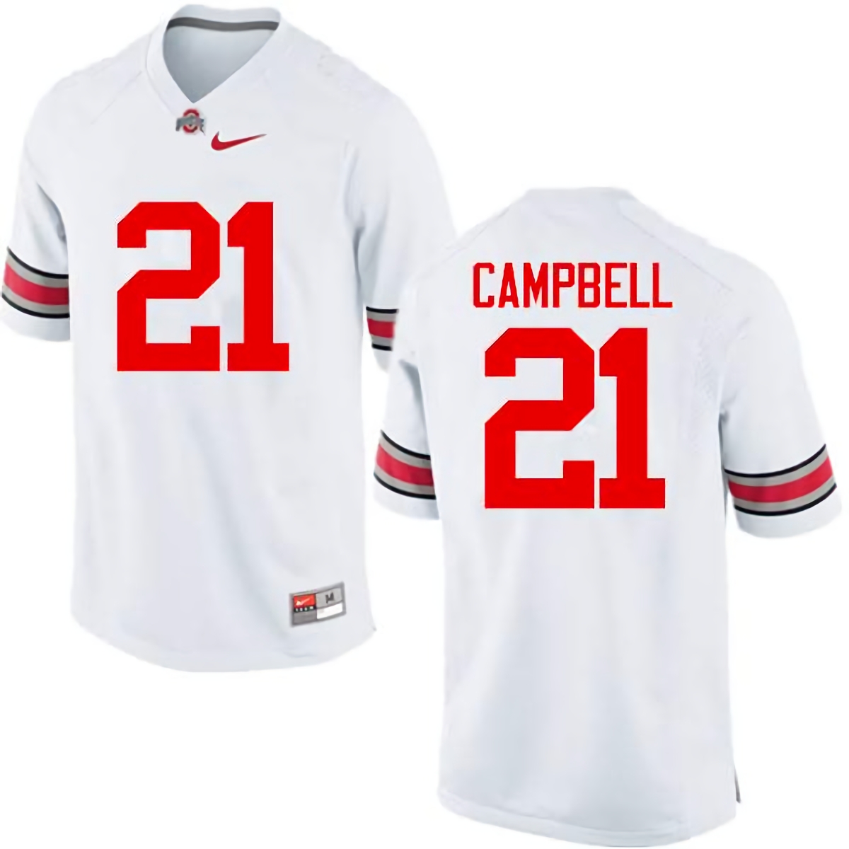 Parris Campbell Ohio State Buckeyes Men's NCAA #21 Nike White College Stitched Football Jersey AWE6456RZ